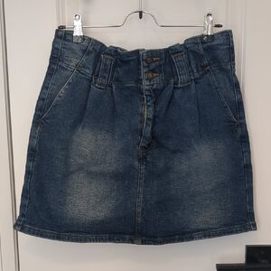 Denim Mini Skirt